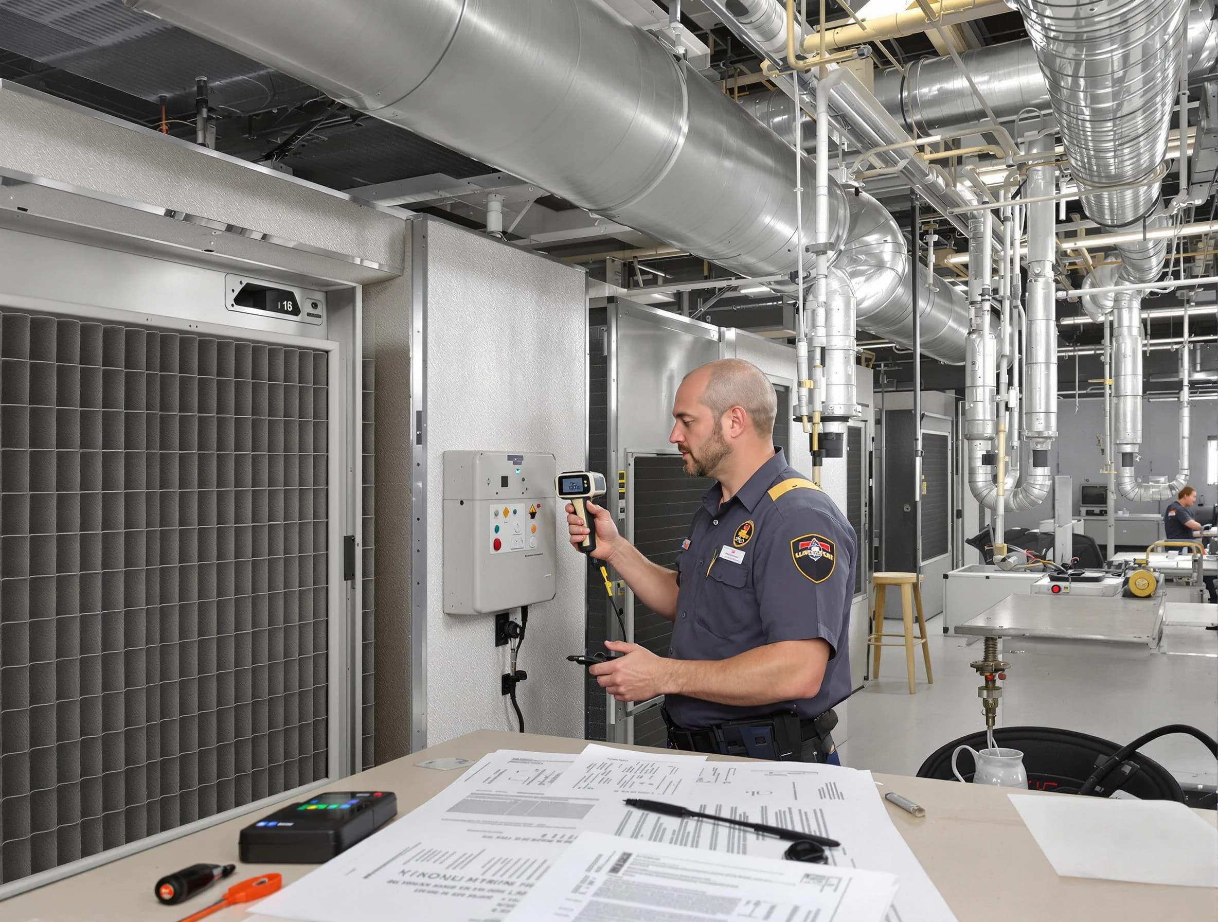 Professional filter system inspection by Bellwood Air Duct Cleaning in Bellwood