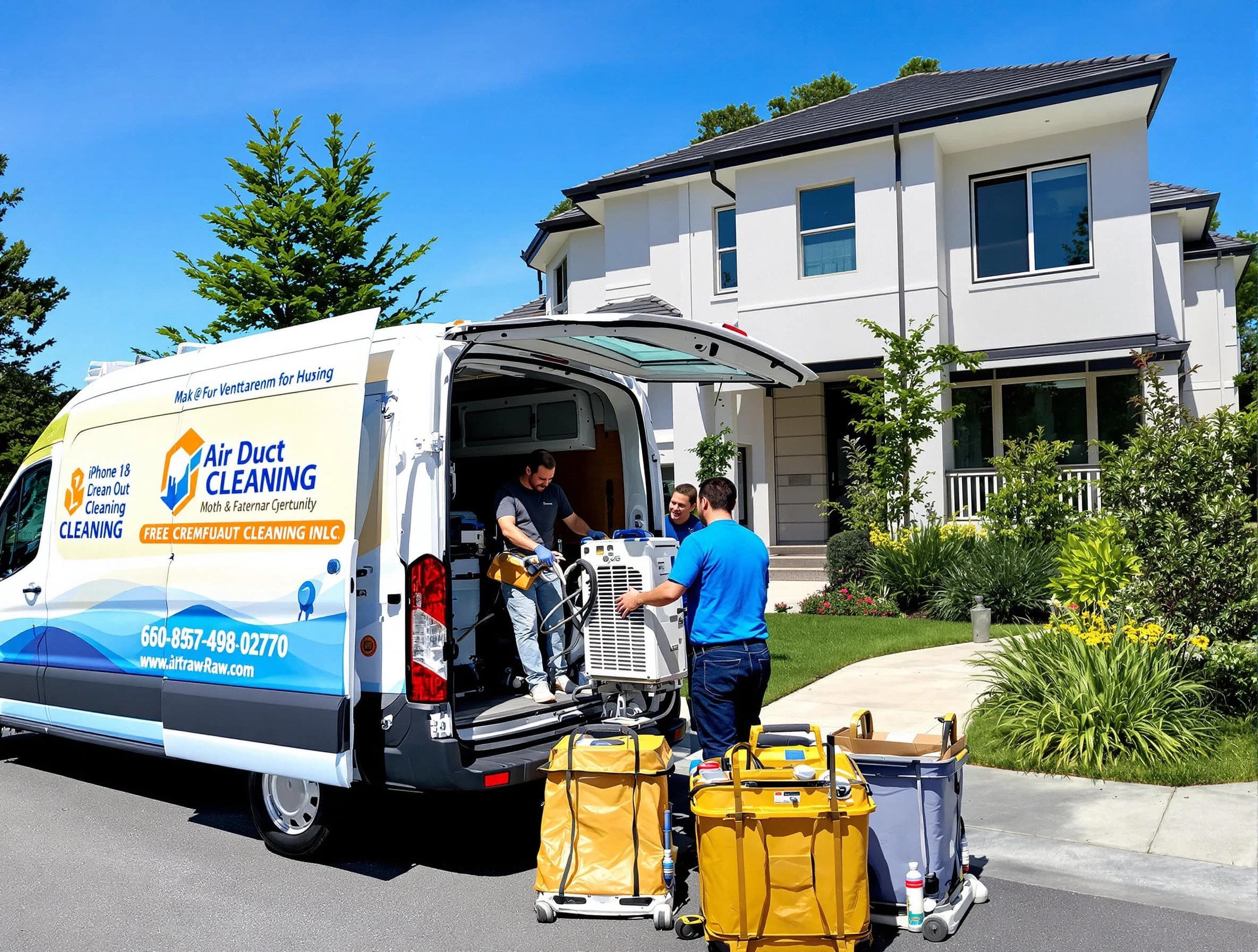 Bellwood Air Duct Cleaning technician performing professional air duct cleaning in Bellwood