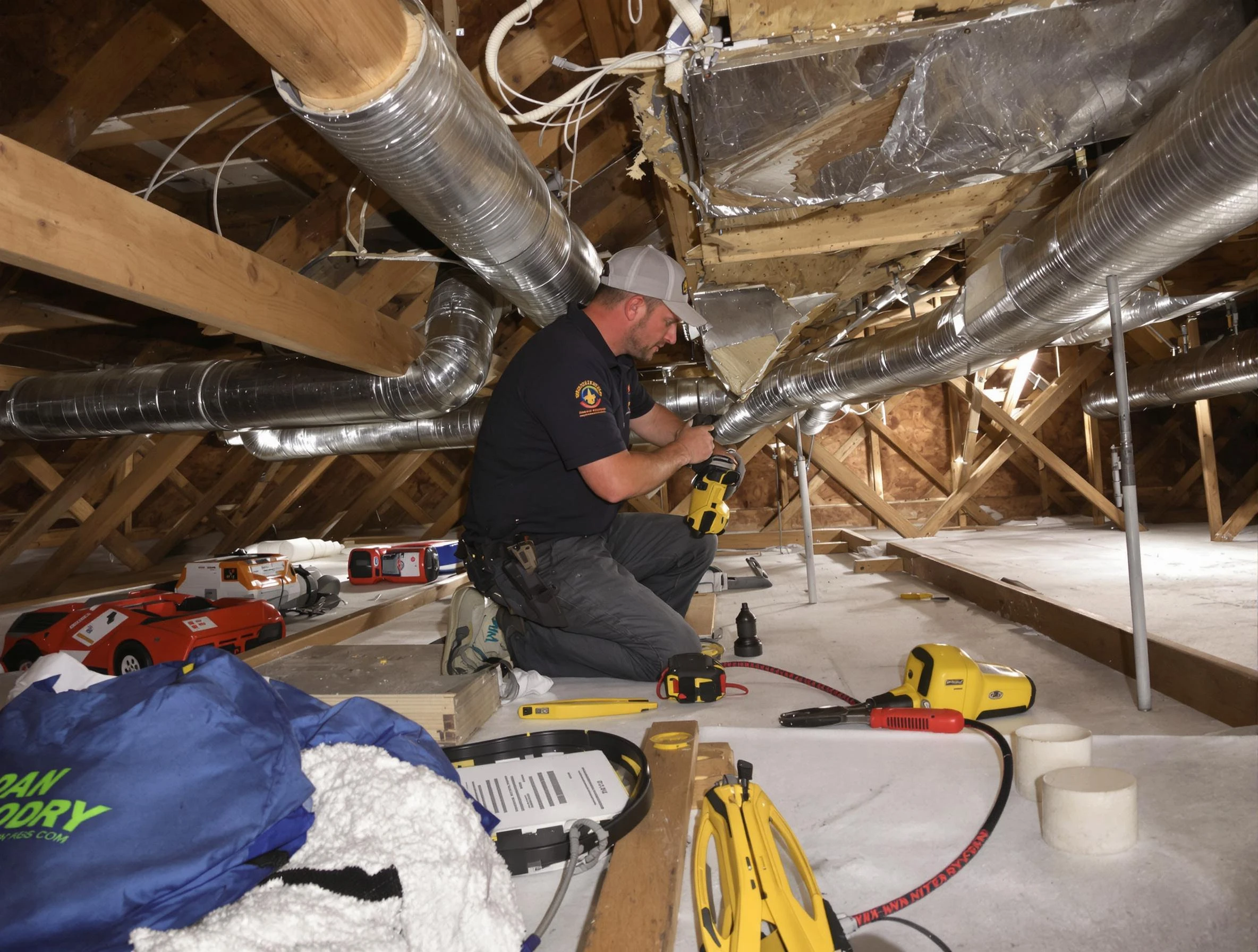 Professional air duct repair by Bellwood Air Duct Cleaning in Bellwood