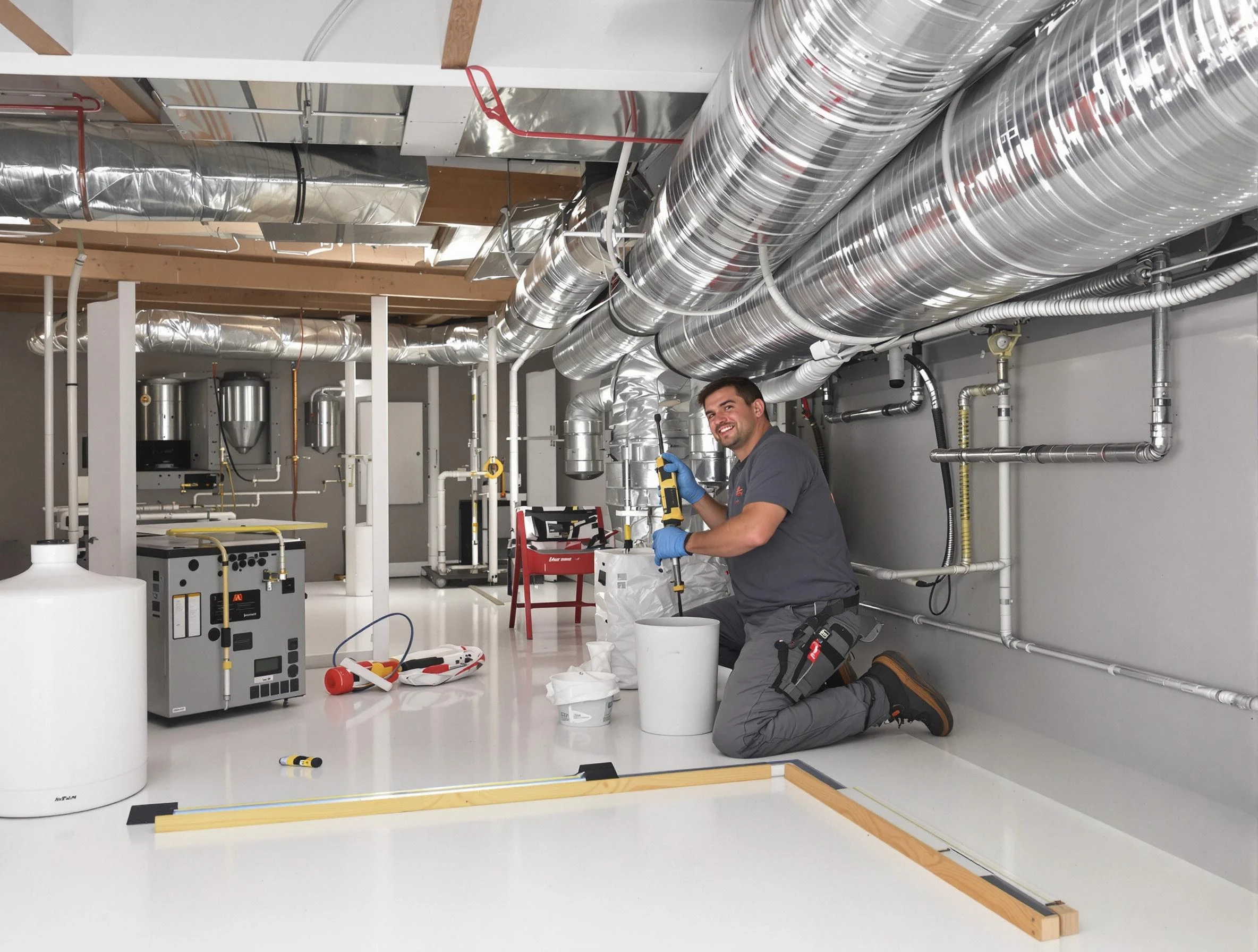 Professional duct sealing service by Bellwood Air Duct Cleaning in Bellwood