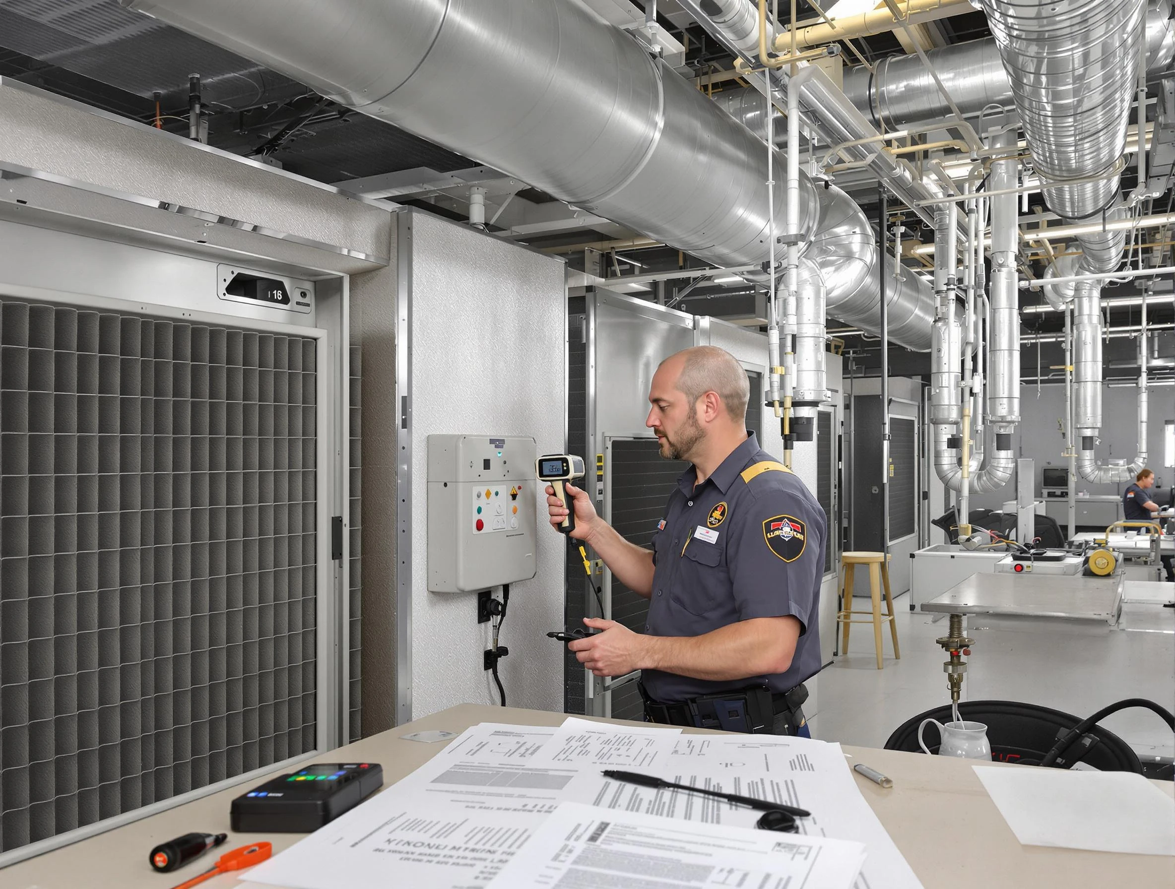 Professional filter system inspection by Bellwood Air Duct Cleaning in Bellwood