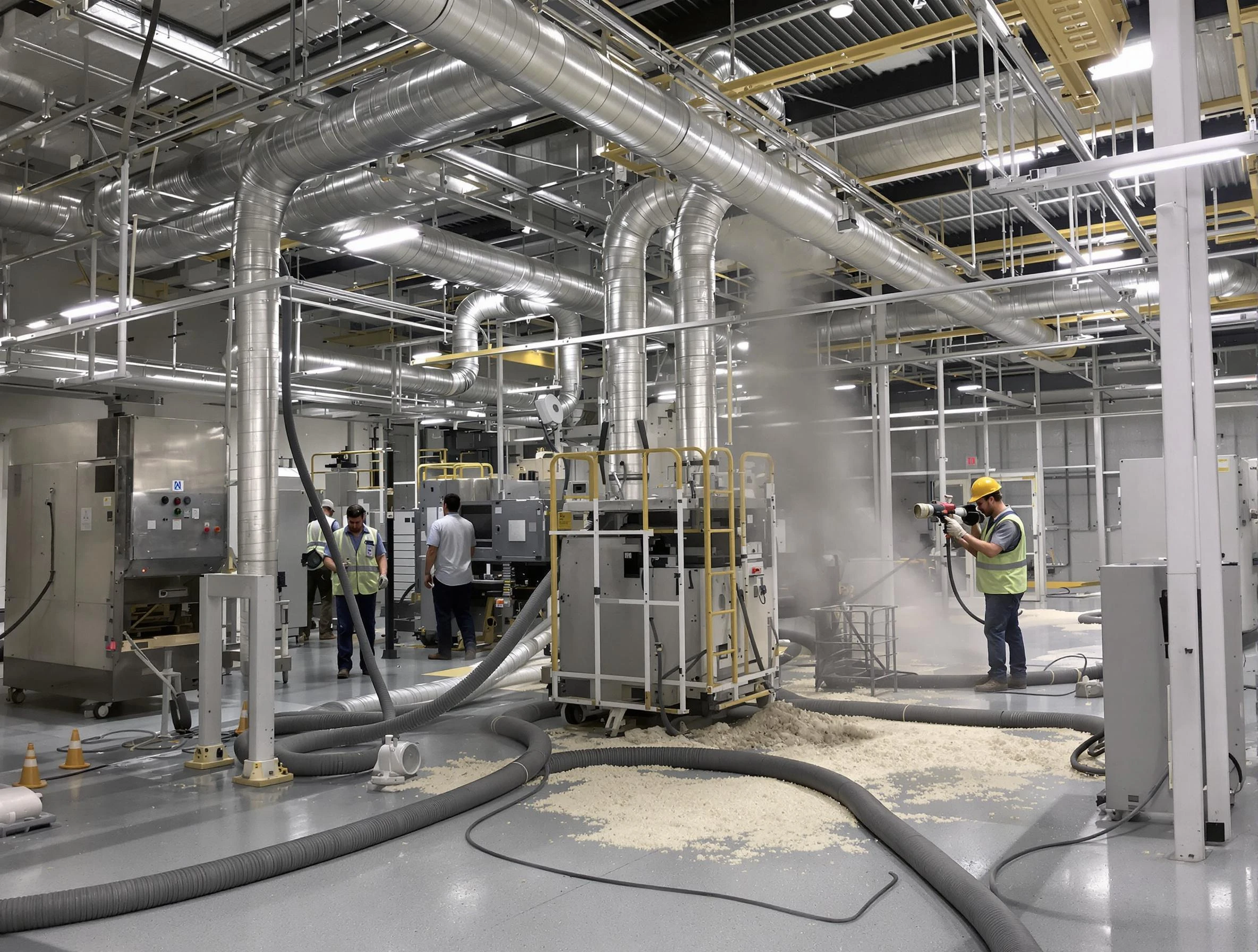 Heavy-duty industrial duct cleaning by Bellwood Air Duct Cleaning in Bellwood